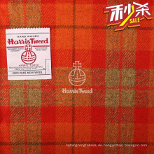 Echter Harris Tweed Wollstoff Roter Tartanstoff von Harris Tweed Agent in China